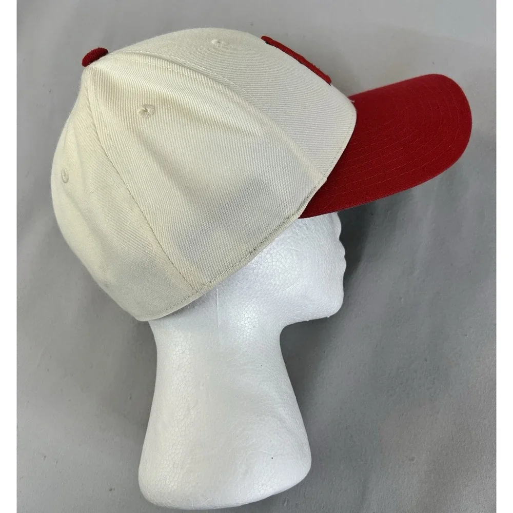 Rare American Needle Cream & Red 1909 Boston Red Sox Fitted Pro Model‎ Hat 7 Y2K
